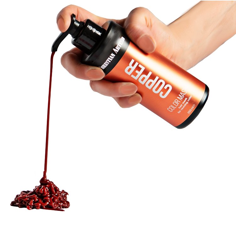 Μάσκα Μαλλιών με Χρώμα Copper/Χαλκινο 250ml