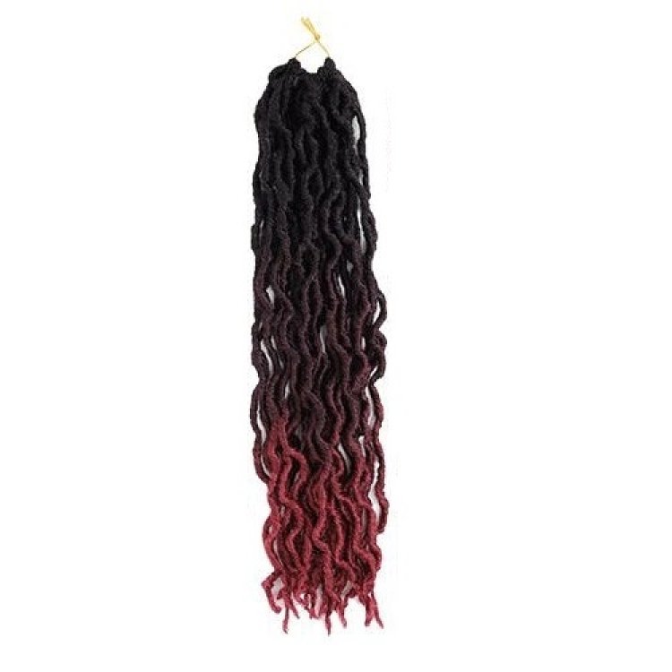 Ready Braids Hair Red Mahogany Ombre C3# 100g 60cm