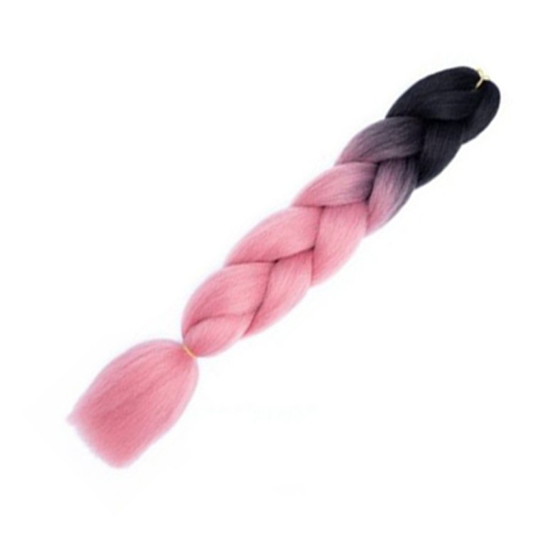 Μαλλιά για Ράστα και Πλεξούδες Όμπρε Ροζ/Καστανό Β6# 100g 60cm