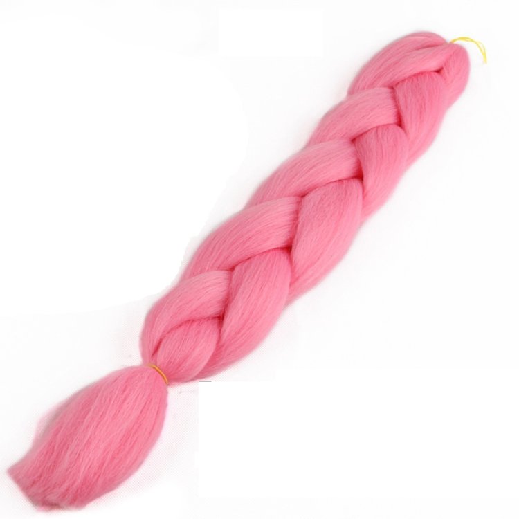 Μαλλιά για Ράστα και Πλεξούδες Ροζ Yα15# 100g 60cm