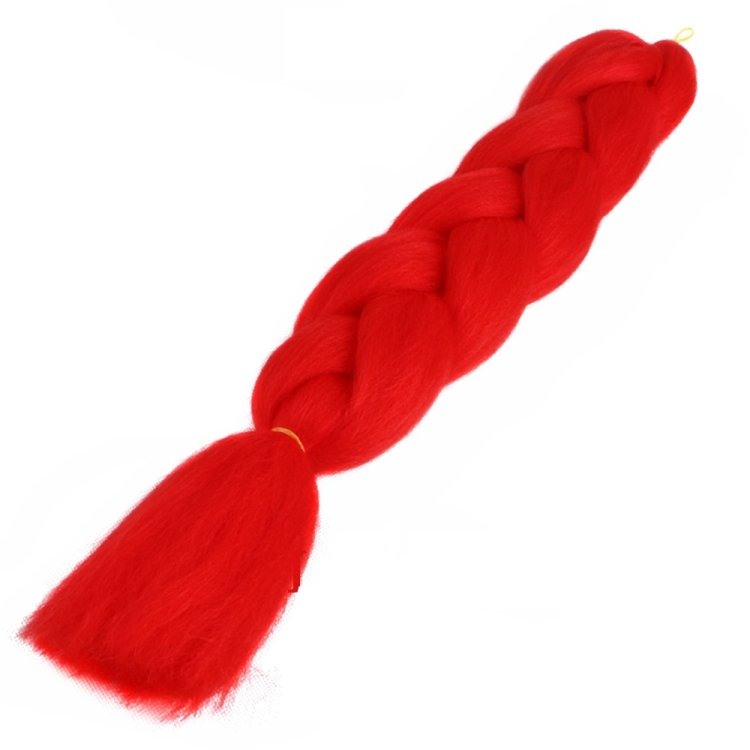 Μαλλιά για Ράστα και Πλεξούδες Κόκκινο Ανοιχτό Yα13# 100g 60cm