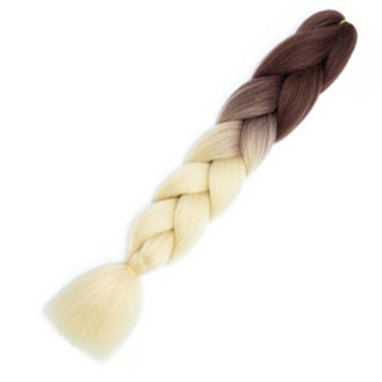 Μαλλιά για Ράστα και Πλεξούδες Όμπρε Καστανό/Ξανθό Β39# 100g 60cm