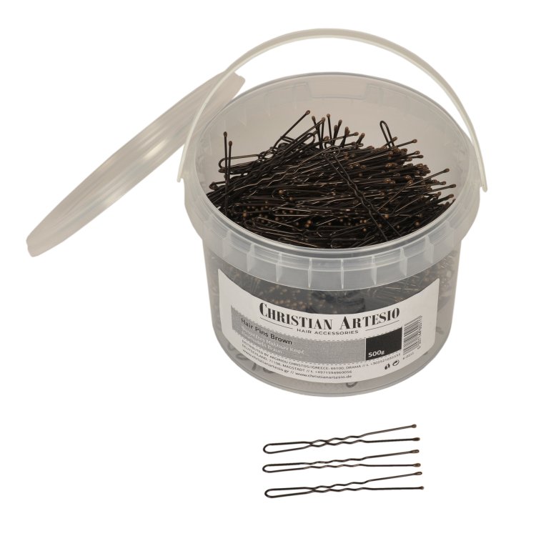 Φουρκέτες Μαλλιών Καφέ 500g