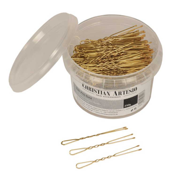 Φουρκέτες Μαλλιών Χρυσό 250g