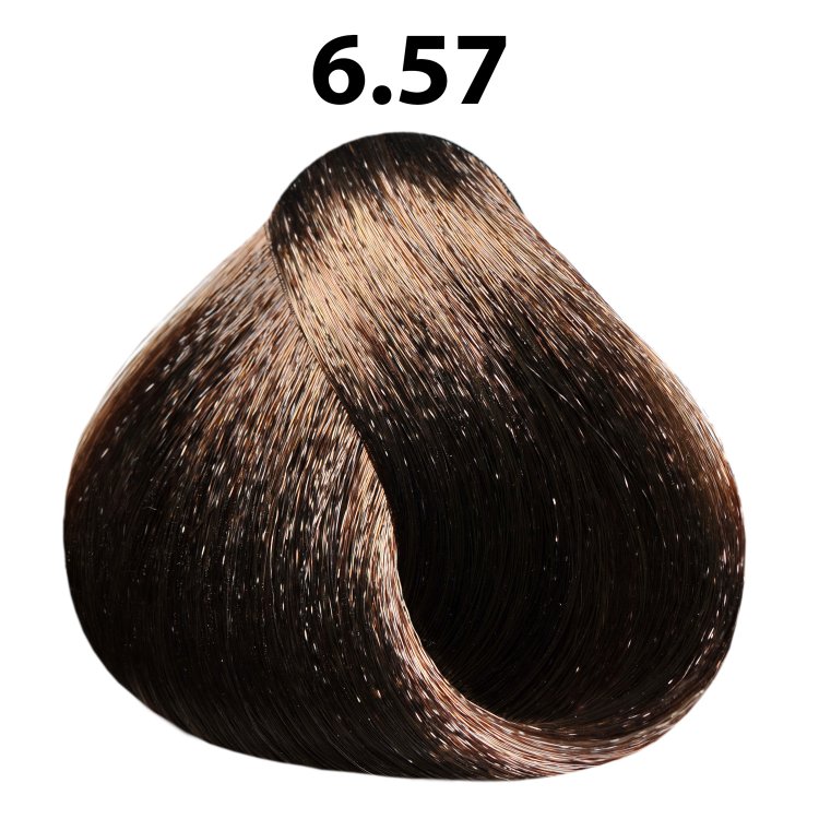 Βαφή Μαλλιών Νο 6.57 Ξανθό Σκούρο Ακαζού Καφέ 100ml