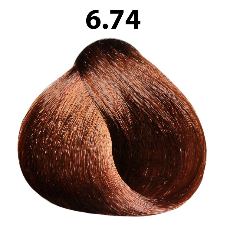 Βαφή μαλλιών Νο 6.74 ξανθό σκούρο μαρόν χάλκινο, 100ml