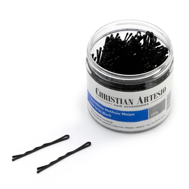 Hair Grips Black 250g