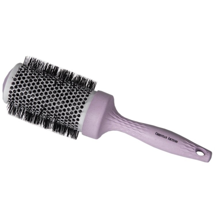 Βούρτσα Μαλλιών Οικολογική Ροζ-Λιλά 53mm