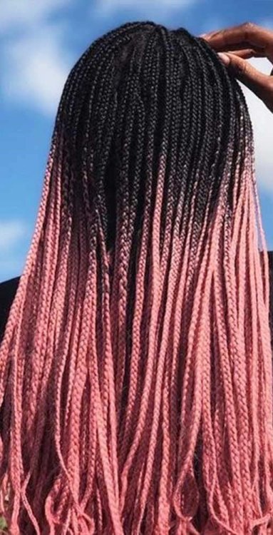 Μαλλιά για Ράστα και Πλεξούδες Όμπρε Ροζ/Καστανό Β6# 100g 60cm
