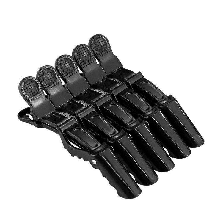 Κλιπ Μαλλιών Μαύρο 5τμχ