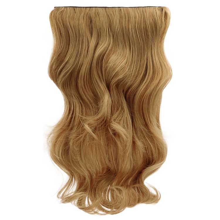 Synthetische Haartresse Clip in gewellt HD 55cm, 185g, #2