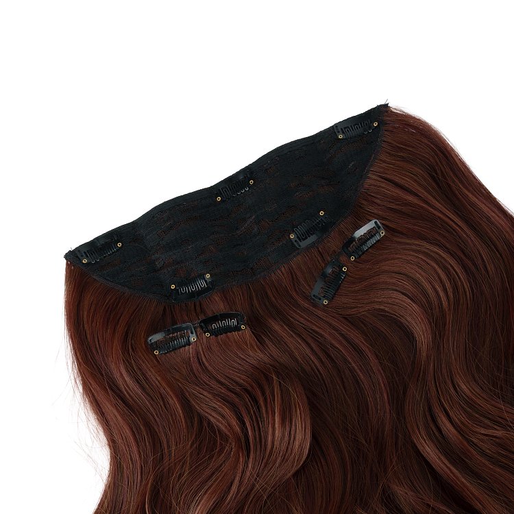 Hair Weft Synthetic HD Wavy with Clip 3 Pieces 45cm 185g #1