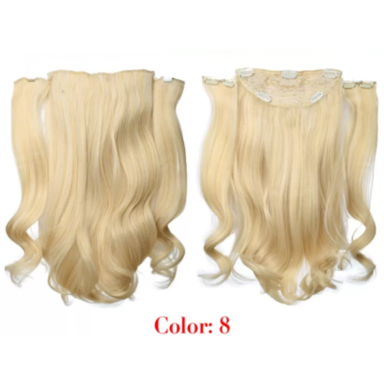 Τρέσα Συνθετική HD Κυματιστή με Κλιπ 3 Κομμάτια 45cm 185g Blonde Bombshell #8