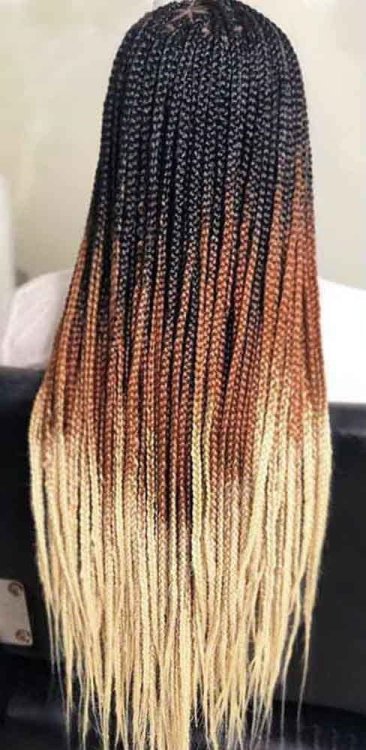 Μαλλιά για Ράστα και Πλεξούδες Όμπρε Ξανθό/Καστανό/Σκούρο Καστανό YC15# 100g 60cm
