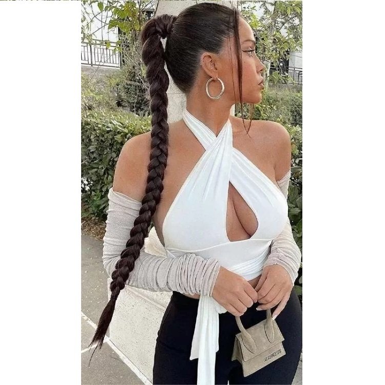 Αλογοουρά Μαλλιών για Πλεξούδα ή Ίσια 85cm 180gr Καστανό Ανοιχτό #9