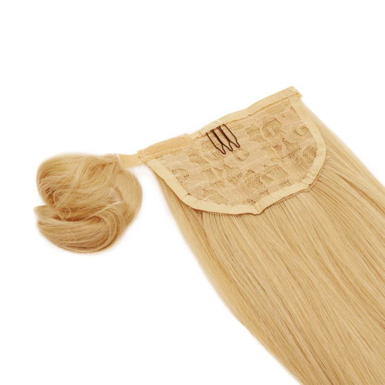 Τρέσα για Αλογοουρά HD Ίσια 50cm 85g Ξανθό Πολύ Ανοιχτό Παστέλ #4