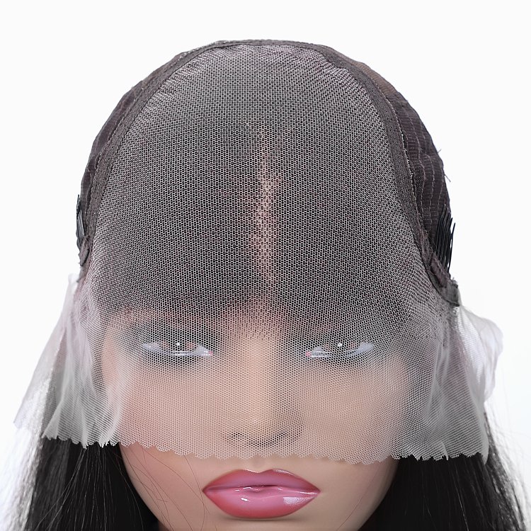 Synthetic Lace Front Wig 13x6 Black Long Straight – Natural Look & High Comfort