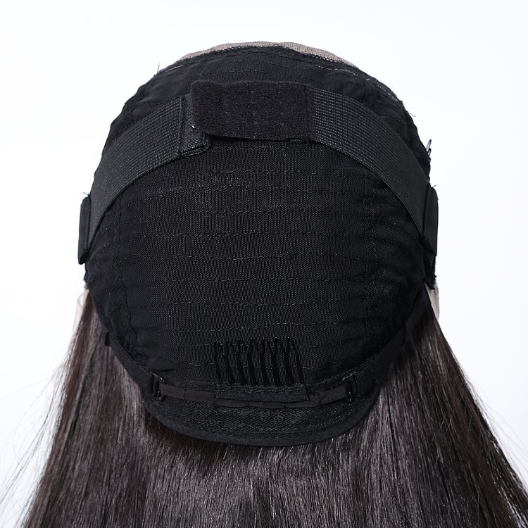 Synthetic Lace Front Wig 13x6 Dark Brown Long Wavy– Natural Look & High Comfort