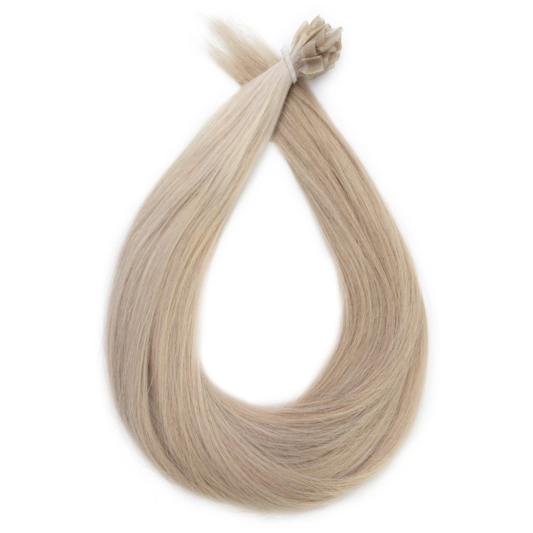 Τουφάκια Extensions Κερατίνης Φυσική Τρίχα #Γκρι 50cm 25τμχ