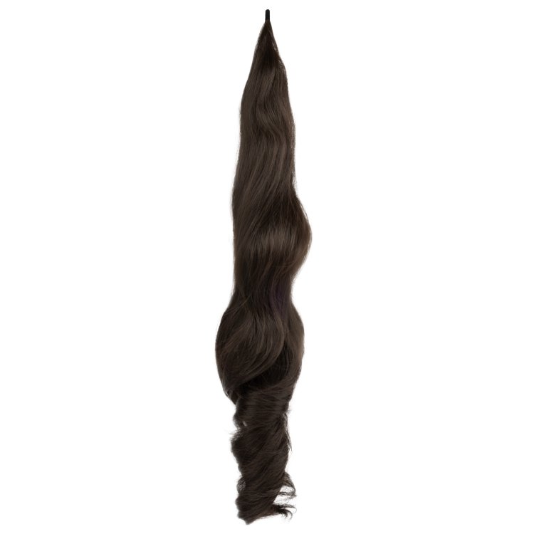 Αλογοουρά με Έλασμα HD Κυματιστή 70cm 125g Dark Brown #10