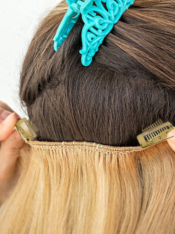 Κλιπ Τρέσας με Ενσωματωμένη Καρφίτσα Χρυσό