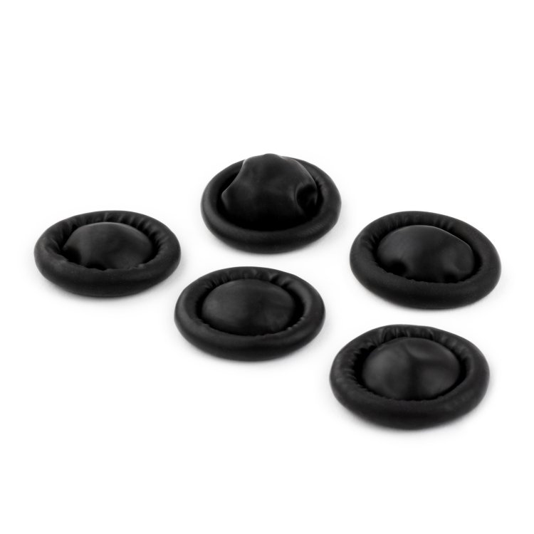 Προστατευτικά Δακτύλων για Τοποθέτηση Hair Extensions Μαύρα 5τμχ