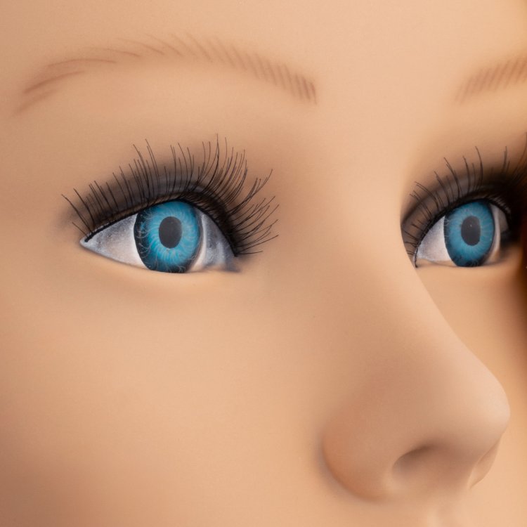 Κούκλα Εκπαιδευτική Φυσική Τρίχα Καστανό #8 240γρ 60εκ Μάκρος