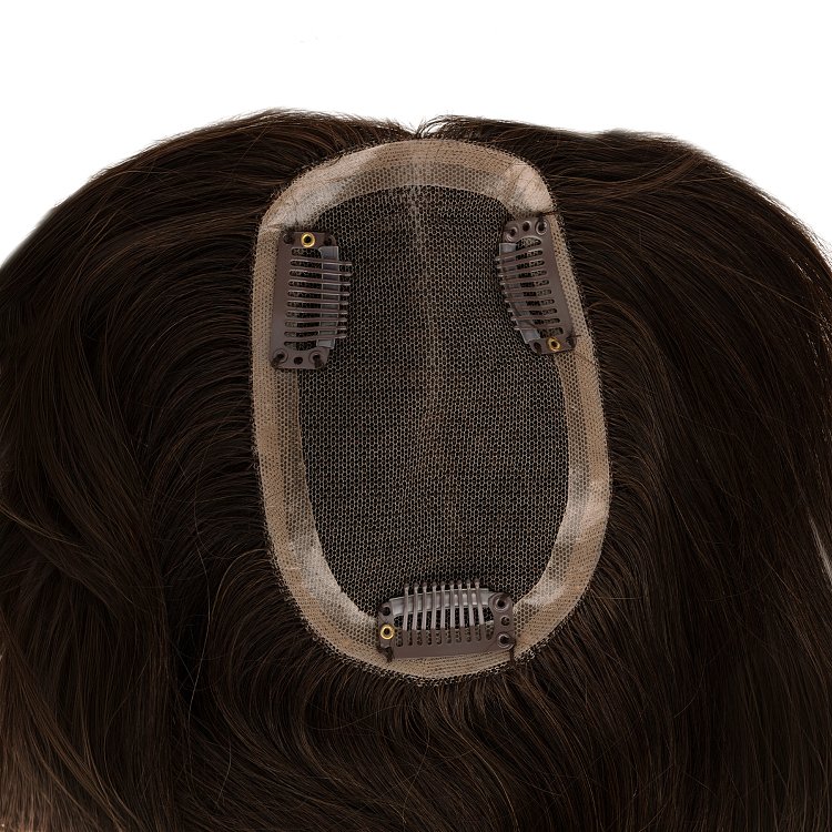 Damen-Toupet fur Haaransatz #2 – Losung fur Haarausfall, Clip-Befestigung