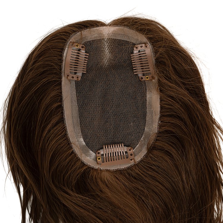 Damen-Toupet fur Haaransatz #4 – Losung fur Haarausfall, Clip-Befestigung