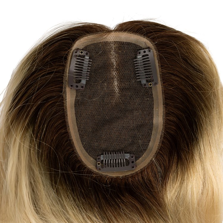 Damen-Toupet fur Haaransatz #6r60 – Losung fur Haarausfall, Clip-Befestigung