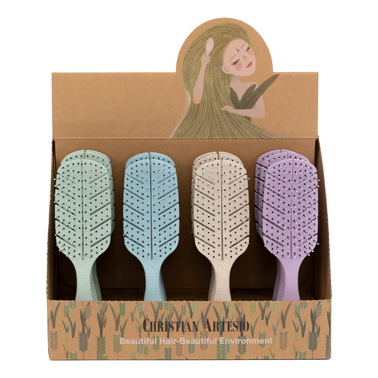 Σετ 12 τμχ Οικολογικές Βούρτσες με Δώρο Χάρτινο Σταντ