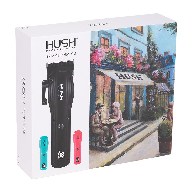 HUSH C2 Pro Hair Clipper Rechargeable – packaging