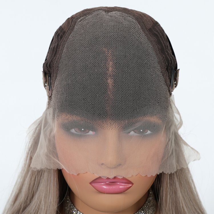 Περούκα Συνθετική Lace Front Wig 13x6 Καστανή Μακριά Ίσια -Φυσική Όψη & Υψηλή Άνεση