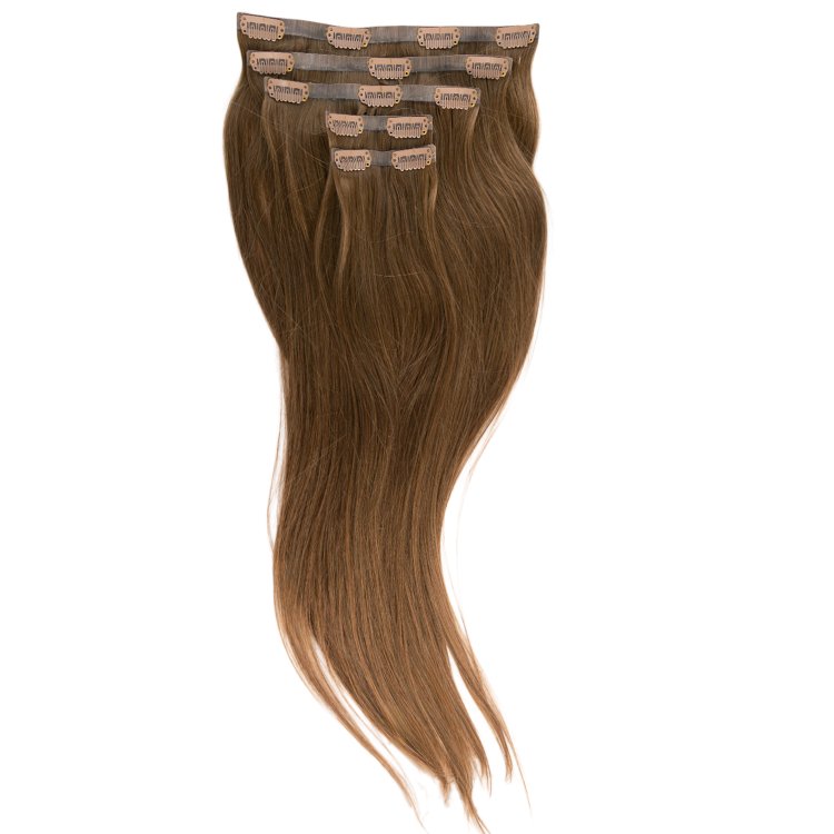 Τρέσα Φυσική PU με Κλιπ #4 Ξανθό 50cm, 120g