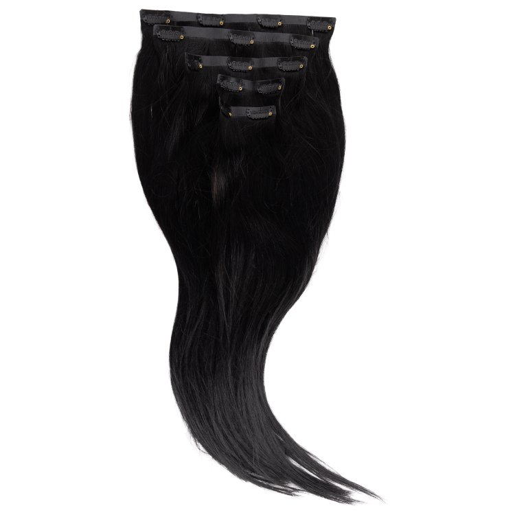 Τρέσα Φυσική PU με Κλιπ #1 Φυσικό Μαύρο 50cm, 120g