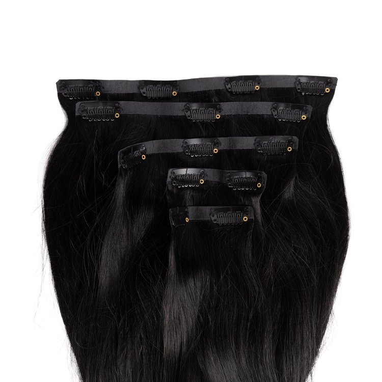 Τρέσα Φυσική PU με Κλιπ #1 Φυσικό Μαύρο 50cm, 120g