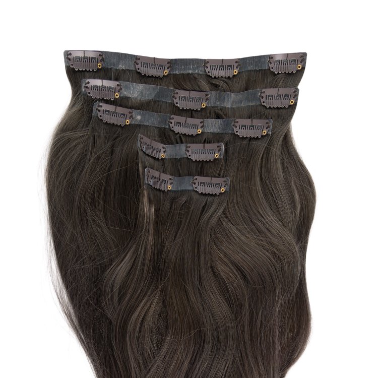 Τρέσα Φυσική PU με Κλιπ #5 Ξανθό Σκούρο Σαντρέ 50cm, 120g