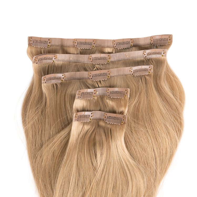 Τρέσα Φυσική PU με Κλιπ #12 Ξανθό Μπεζ Ανοιχτό 50cm, 120g