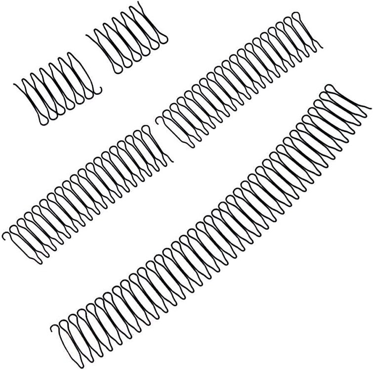 Metall Haarspangen Kamm U-Form 5Stk