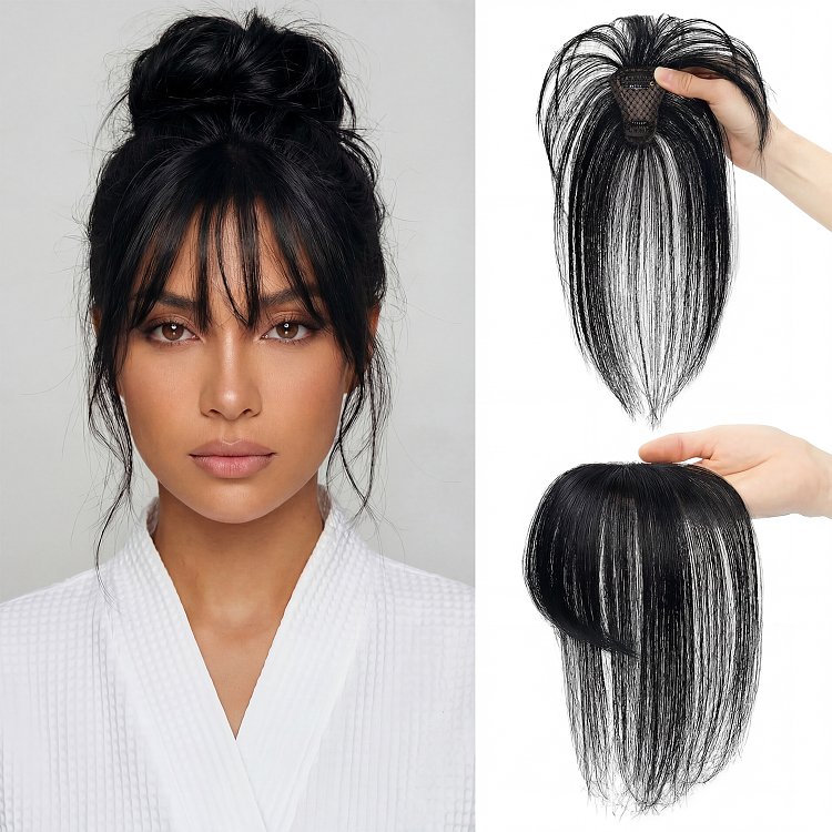 Natural Wispy Bangs Natural Black – Christian Artesio