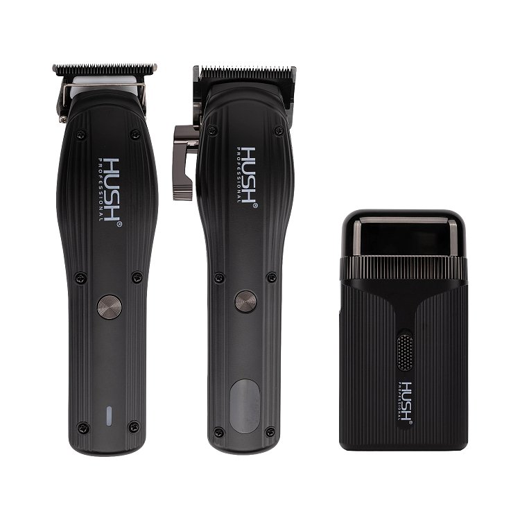 HUSH Pro Barber Kit – Haarschneidemaschine, Trimmer & Rasierer