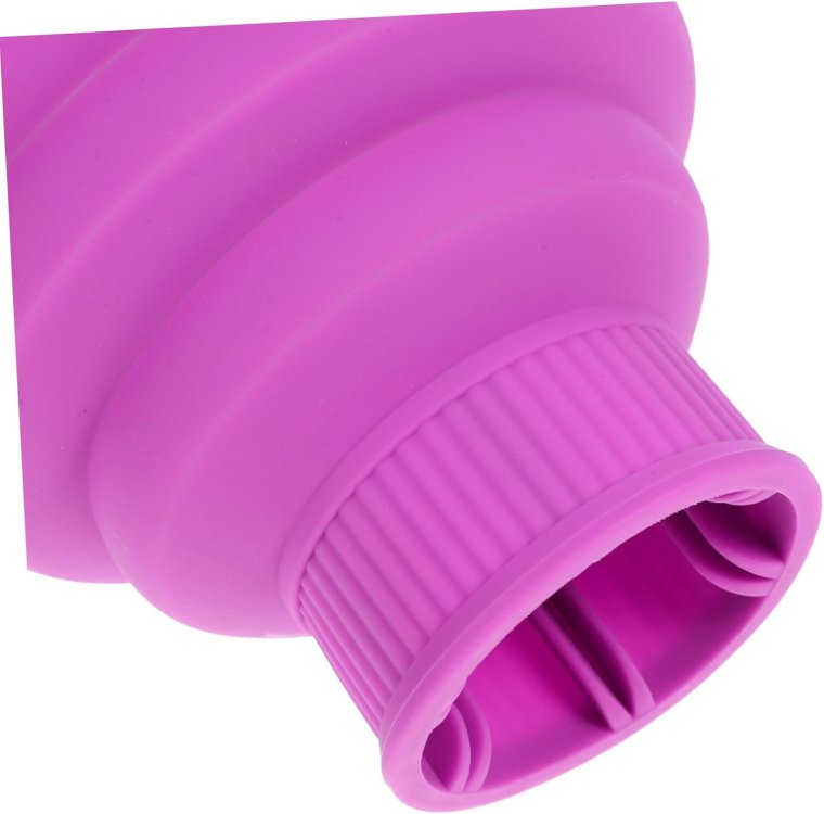 Πτυσσόμενη Φυσούνα Σιλικόνης για Πιστολάκι Μαλλιών Μωβ