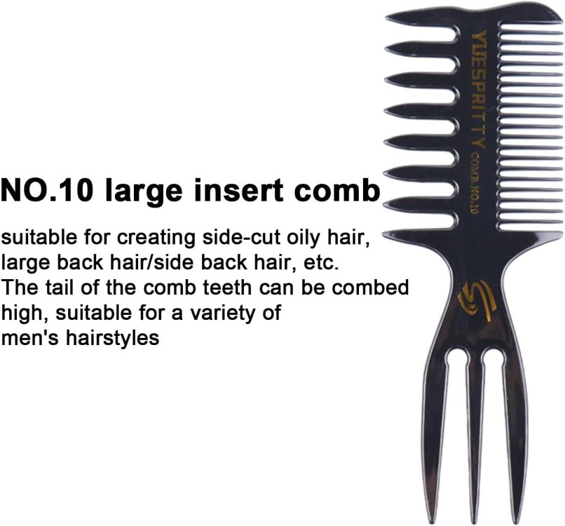 Χτένα Ανδρικού Styling για Λείο Ρετρό Χτένισμα, για Όγκο & Slick Back Look