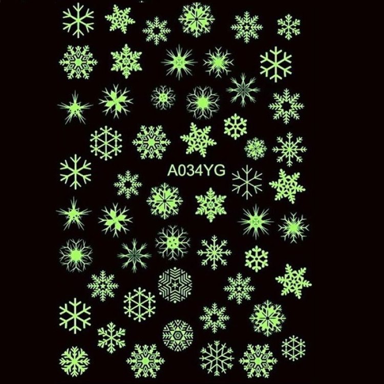 Αυτοκόλλητα Νυχιών που Φωσφοριζει στο Σκοτάδι