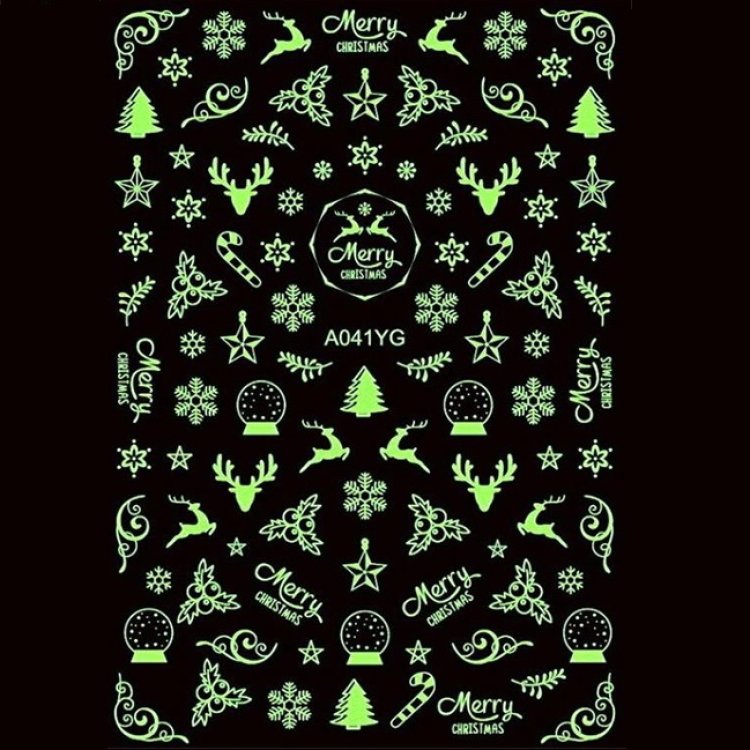 Αυτοκόλλητα Νυχιών που Φωσφοριζει στο Σκοτάδι