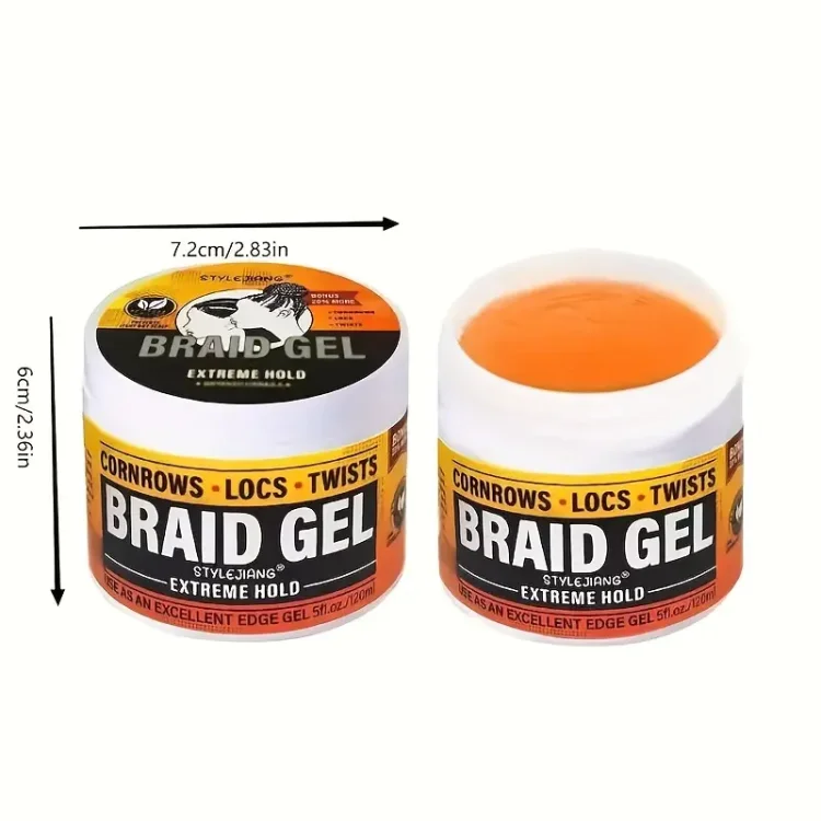 Braid Gel για Ράστα και Πλεξούδες Μαλλιών – Ισχυρό Κράτημα & Styling 120ml