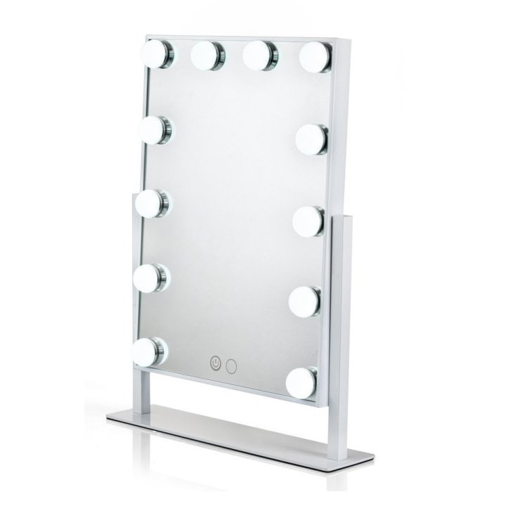 Make-up Spiegel mit 12 LED-Lichtern