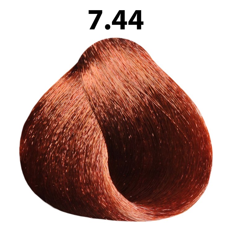 Βαφή μαλλιών Νο 7.44 ξανθό βαθύ χάλκινο, 100ml