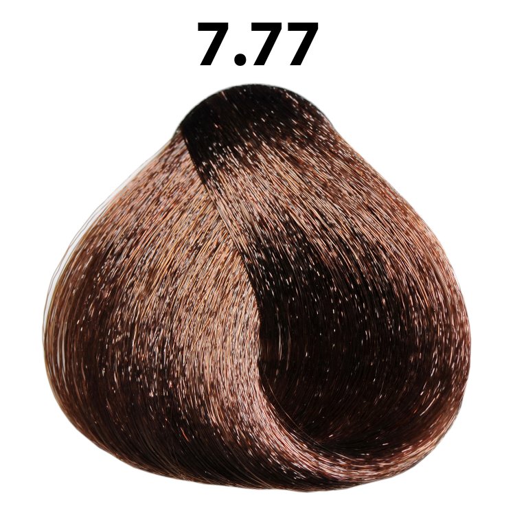 Βαφή μαλλιών Νο 7.77 ξανθό έντονο καφέ, 100ml