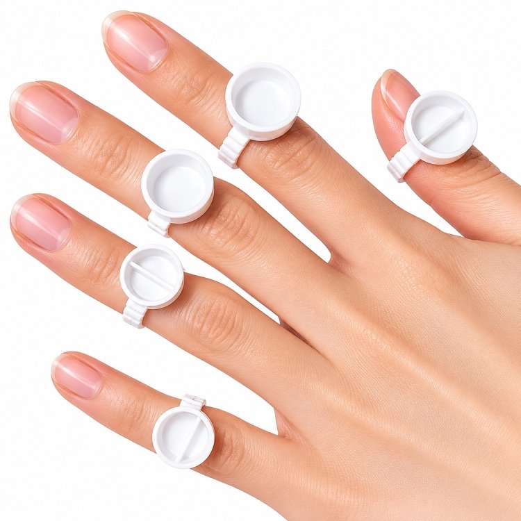 Disposable Eyelash Glue Ring 10pcs